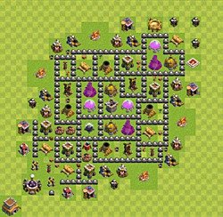 Base plan (layout), Town Hall Level 8 for farming (#92)