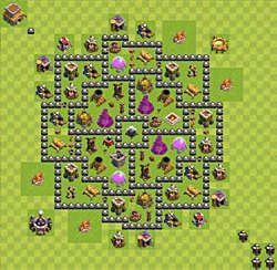 Base plan (layout), Town Hall Level 8 for farming (#93)