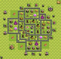 Base plan (layout), Town Hall Level 8 for farming (#94)