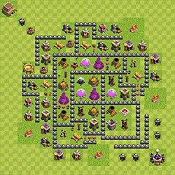 Base plan (layout), Town Hall Level 8 for farming (#95)