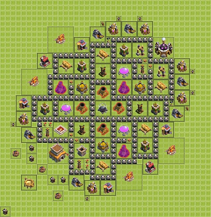 Base plan TH8 (design / layout) for Farming, #5