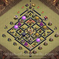 Die Base Rathaus LvL 8 für Clan Krieg (#79)