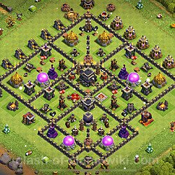 Base plan (layout), Town Hall Level 9 for trophies (defense) (#1397)