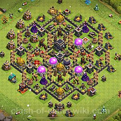 Base plan (layout), Town Hall Level 9 for trophies (defense) (#1581)