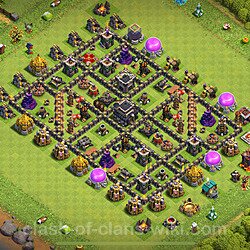Base plan (layout), Town Hall Level 9 for trophies (defense) (#1666)