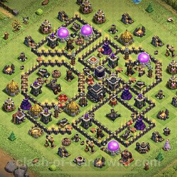 Base plan (layout), Town Hall Level 9 for trophies (defense) (#359)