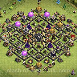 Base plan (layout), Town Hall Level 9 for trophies (defense) (#371)