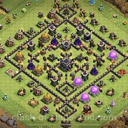 Base plan (layout), Town Hall Level 9 for trophies (defense) (#397)