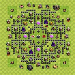 Base plan (layout), Town Hall Level 9 for farming (#157)