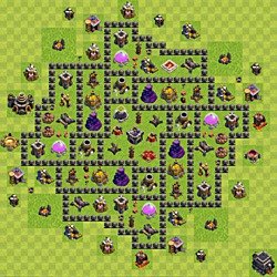 Base plan (layout), Town Hall Level 9 for farming (#175)
