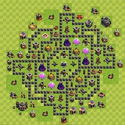 Base plan (layout), Town Hall Level 9 for farming (#188)