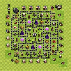 Base plan (layout), Town Hall Level 9 for farming (#189)