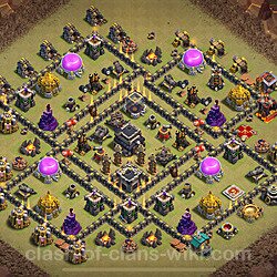 Base plan (layout), Town Hall Level 9 for clan wars (#1676)