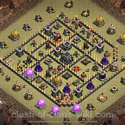 Base plan (layout), Town Hall Level 9 for clan wars (#865)