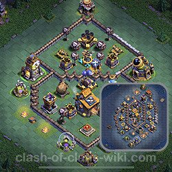 Best Builder Hall Level 10 Anti Everything Base with Link - Copy Design 2023 - BH10, #135