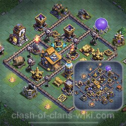 Best Builder Hall Level 10 Anti Everything Base with Link - Copy Design 2023 - BH10, #150
