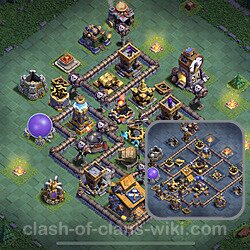 Best Builder Hall Level 10 Anti Everything Base with Link - Copy Design 2023 - BH10, #151