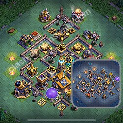 Best Builder Hall Level 10 Anti 2 Stars Base with Link - Copy Design 2026 - BH10, #154