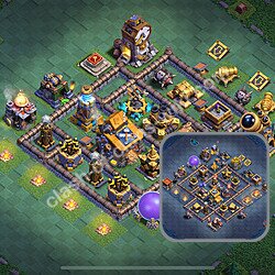 Best Builder Hall Level 10 Anti Everything Base with Link - Copy Design 2026 - BH10, #155
