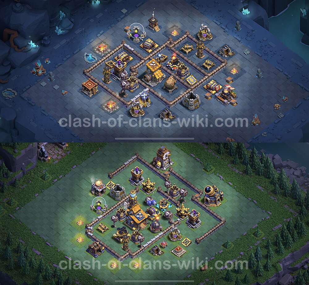 Best Builder Hall Level 10 Anti Everything Base with Link - Copy Design 2023 - BH10, #126