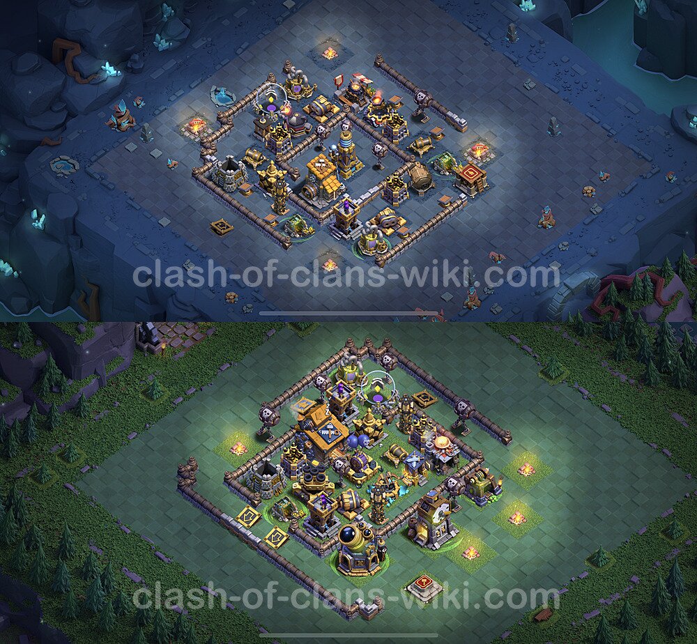 Best Builder Hall Level 10 Anti Everything Base with Link - Copy Design 2023 - BH10, #129