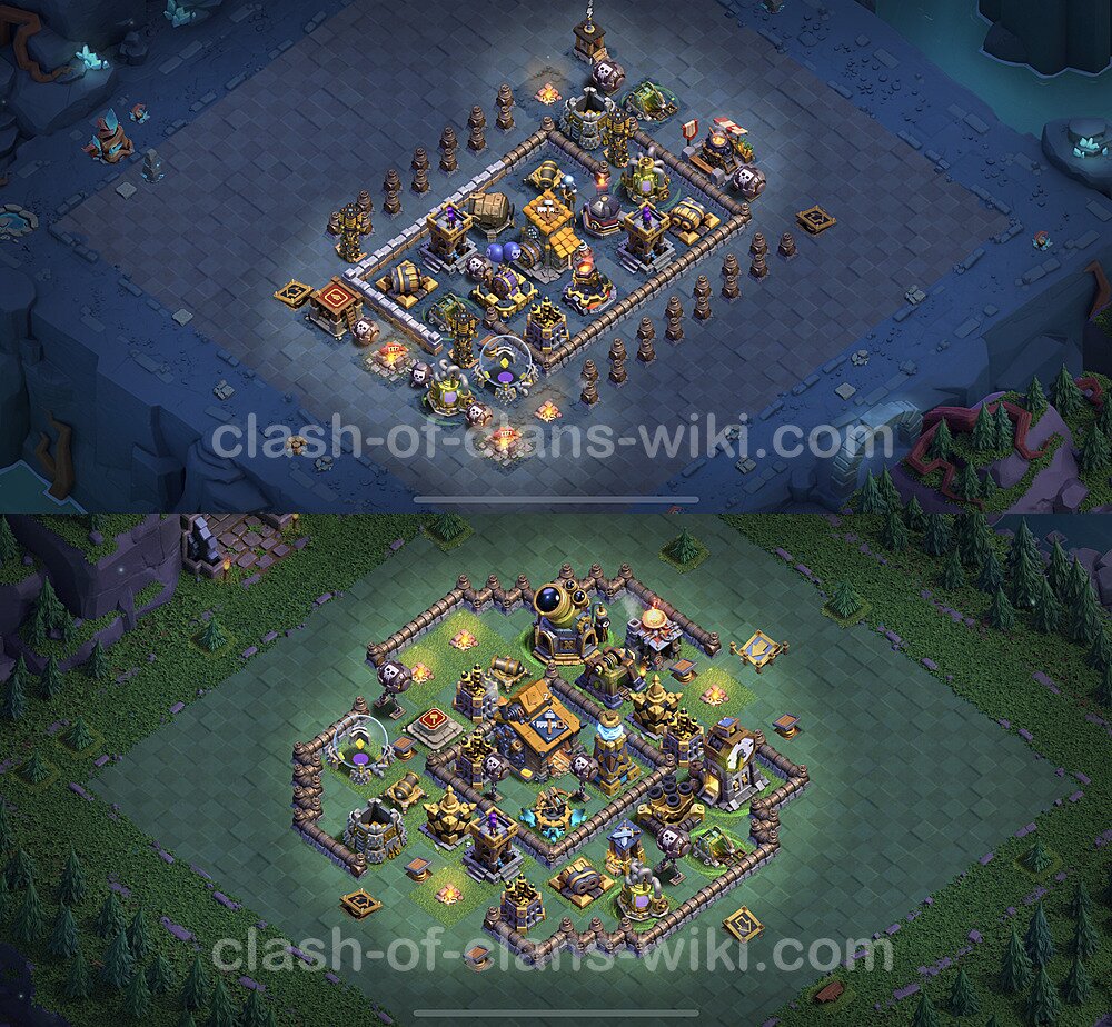 Best Builder Hall Level 10 Anti 3 Stars Base with Link - Copy Design 2023 - BH10, #137