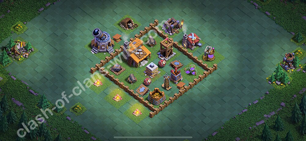 Die Anti 3 Sterne Layout Meisterhütte Level 3 - BH3 / MH3 Nachtdorf - COC Clash of Clans 2025, #58