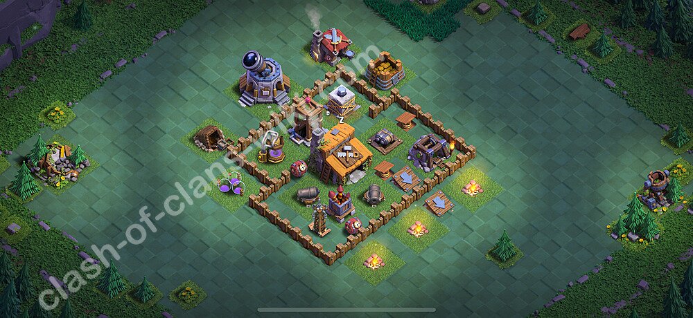 Best Builder Hall Level 3 Anti 2 Stars Base - Design 2025 - BH3, #62
