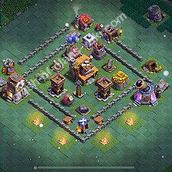 Best Builder Hall Level 4 Base with Link - Clash of Clans 2026 - BH4 Copy, #16