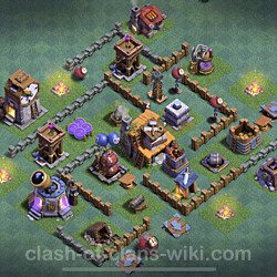 Best Builder Hall Level 4 Anti Everything Base with Link - Copy Design - BH4, #41