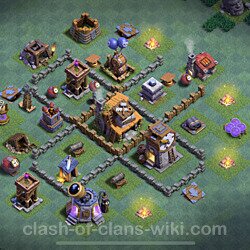 Top Builder Hall Level 4 Base Layouts With Links For Coc Clash Of Clans 21 Bh4