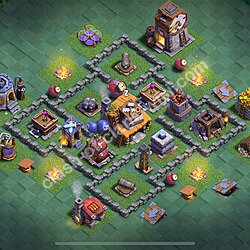 En İyi İnşaatçı Üssü 4 Seviye Anti 2 Yıldız Base Kopyalama Linki - Kopyala Köy Düzeni 2026 - İÜ4, #70