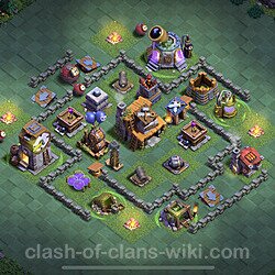 Best Builder Hall Level 4 Base with Link - Clash of Clans 2023 - BH4 Copy, #72