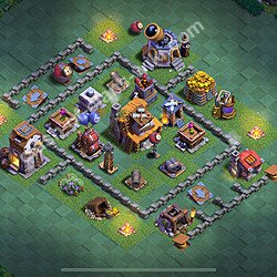 Best Builder Hall Level 4 Base with Link - Clash of Clans 2026 - BH4 Copy, #72