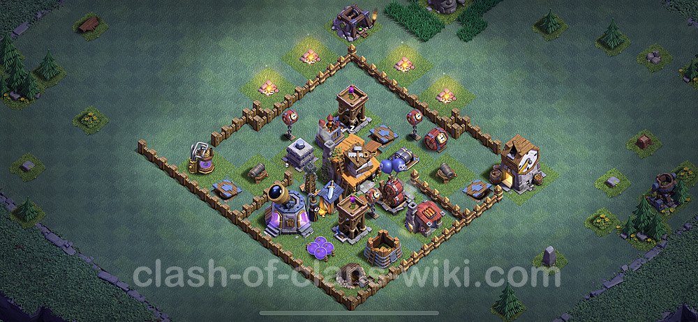 Best Builder Hall Level 4 Anti Everything Base with Link - Copy Design - BH4, #10