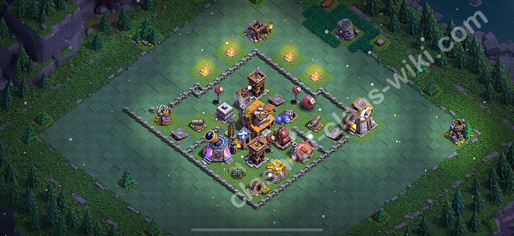 Best Builder Hall Level 4 Anti Everything Base with Link - Copy Design 2026 - BH4, #10