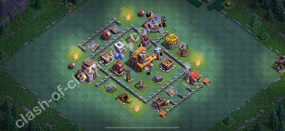 Best Builder Hall Level 4 Base with Link - Clash of Clans 2026 - BH4 Copy, #72
