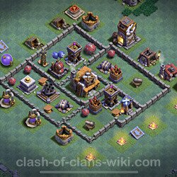 Best Builder Hall Level 5 Base with Link - Clash of Clans 2021 - BH5 Copy, #107