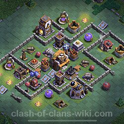 Best Builder Hall Level 5 Base with Link - Clash of Clans 2021 - BH5 Copy, #109