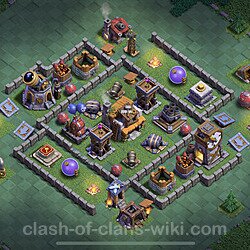 Best Builder Hall Level 5 Anti Everything Base with Link - Copy Design 2021 - BH5, #111