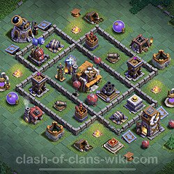 Best Builder Hall Level 5 Anti Everything Base with Link - Copy Design - BH5, #113