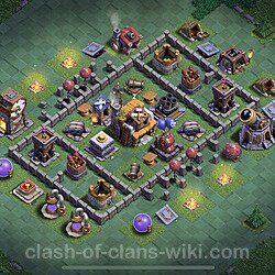 Best Builder Hall Level 5 Base with Link - Clash of Clans - BH5 Copy, #115