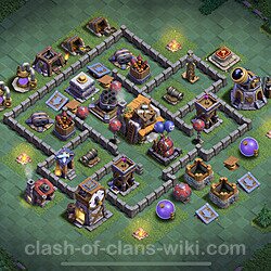 Best Builder Hall Level 5 Base with Link - Clash of Clans - BH5 Copy, #116