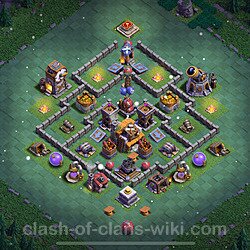 Best Builder Hall Level 5 Anti Everything Base with Link - Copy Design 2022 - BH5, #120