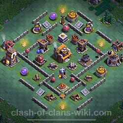 Best Builder Hall Level 5 Anti Everything Base with Link - Copy Design 2025 - BH5, #121