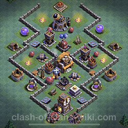 Best Builder Hall Level 5 Max Levels Base with Link - Copy Design - BH5, #22