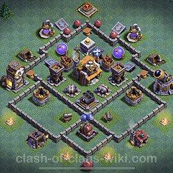 Best Builder Hall Level 5 Max Levels Base with Link - Copy Design - BH5, #24
