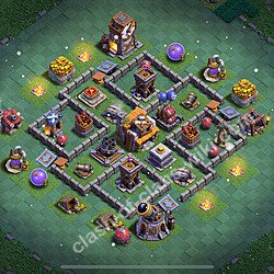 Base Sala del Costruttore livello 5 + Link - Imbattibile Disposizione Villaggio COC 2026, #25