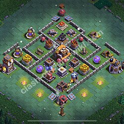 Best Builder Hall Level 5 Max Levels Base with Link - Copy Design 2026 - BH5, #32