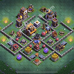 Best Builder Hall Level 5 Anti 3 Stars Base with Link - Copy Design 2026 - BH5, #87